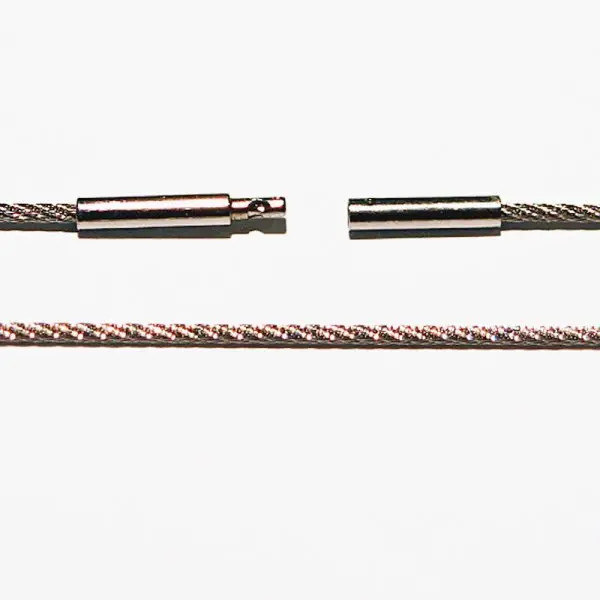 Bajonettverschluss Edelstahl Drahtcollier